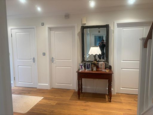 Freshly painted hallway by a female painter and decorator in Maidstone